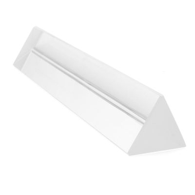 ChaRLes 200 mm Optical Glass Crystal Triple Triangular Prism for Photography or Physics Education, Light Spectrum