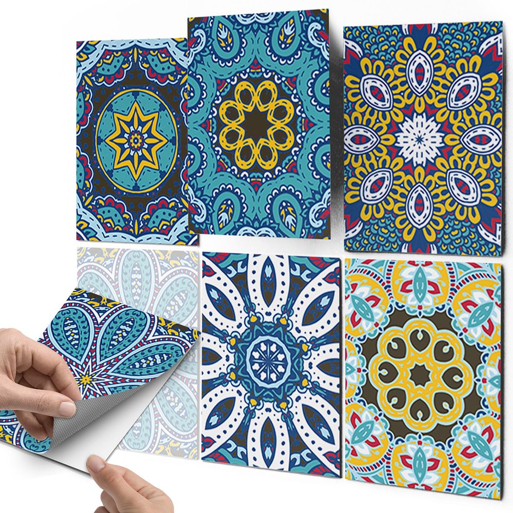 CREATISTO Adhesive Tile Stickers, Tile Film for Wall Tiles, 15 x 20 cm, 36-Piece Set