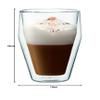 Bodum 10482-10-12 Tilis Set of 6 Double-Wall Glasses, Stackable, Clear, 0.35 L view 4