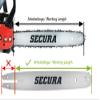 SECURA Guide Bar Compatible with Jonsered 2083 Chainsaw, 50 cm, 3/8", 72 Drive Links, 1.5 mm view 4