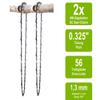 SECURA 2 Chainsaw Chains Compatible with Husqvarna 1400, 33 cm, 0.325 in, 56 Drive Links, 1.3 mm view 4