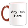 UniGift Mug “Keep Calm Eat Subway” with Colored Handle, Personalized view 2