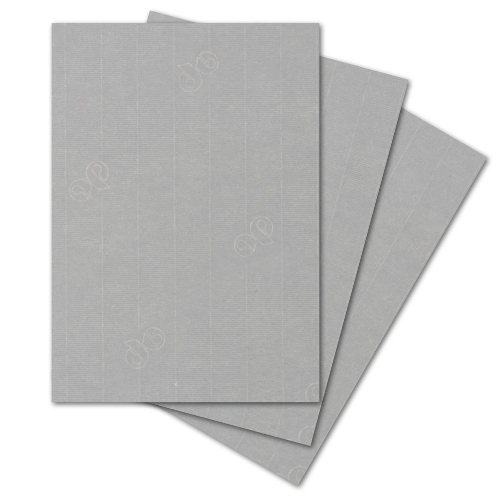 ARTOZ 150-Sheet Letterhead Paper, Graphite Gray, A4, Fine Egoutteur Ribbing