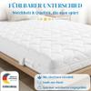PROCAVE Aloe Vera Quilted Mattress Cover, 140 x 220 cm, for 23 cm Mattress Height view 2