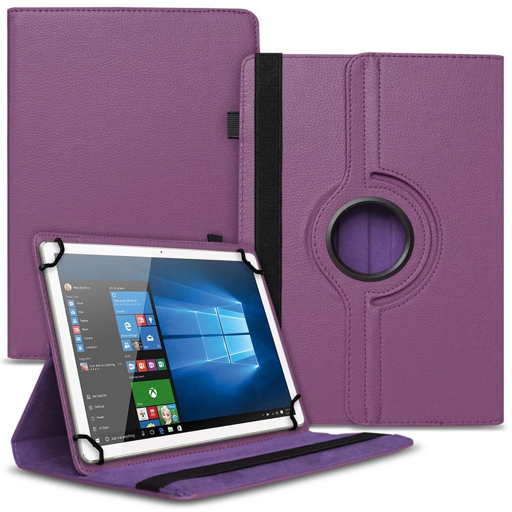 Tablet Case Compatible with Samsung Galaxy Note 10.1 2014 Edition, Faux Leather 360° Rotating Cover