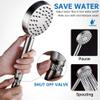 Solid Metal High-Pressure Handheld Shower Head with Pause Switch view 2
