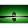 Feeby Nature Canvas Wall Art 60 x 40 cm – Green Tree and Water view 2