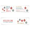 80 Business Christmas Cards – Baubles view 2