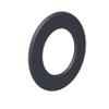Jeremias Wall Escutcheon | 55 mm Edge Width | Black | 130 mm view 1
