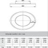 Jeremias Wall Escutcheon | 55 mm Edge Width | Black | 130 mm view 3