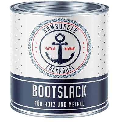 Hamburger Lack-Profi 2K Glossy Boat Paint, Black Blue RAL 5004, 5 L