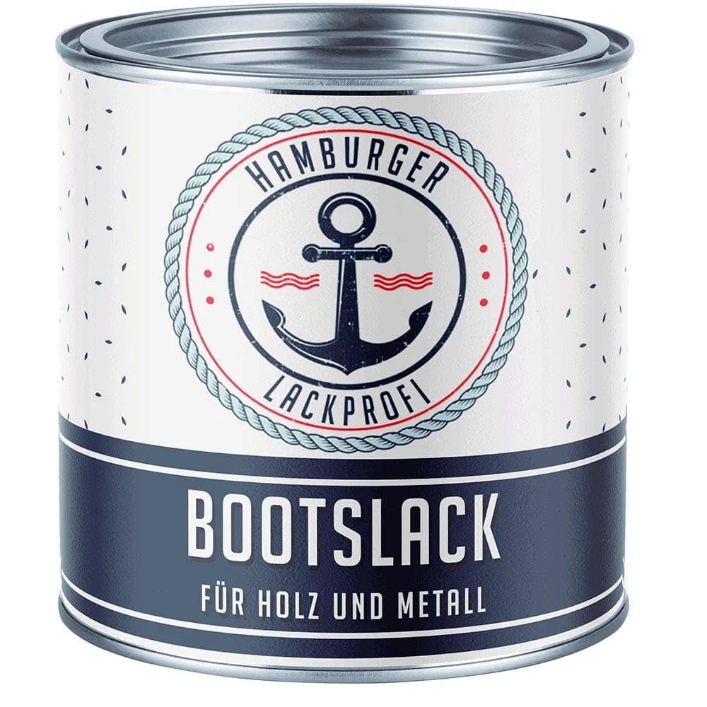 Hamburger Lack-Profi 2K Glossy Boat Paint, Black Blue RAL 5004, 5 L