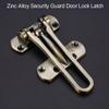 Fdit Zinc Alloy Security Chain Latch for Doors, Windows, and Cabinets (Bronze) view 2