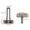 Fdit Zinc Alloy Security Chain Latch for Doors, Windows, and Cabinets (Bronze) view 4
