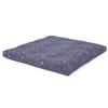 Bodhi ZABUTON Meditation Mat | Maharaja Collection | Patterned Yoga Mat with Washable 100% Cotton Cover | 80 x 80 x 5 cm | Dark Blue/Mandala view 1