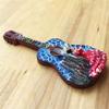 Refrigerator Magnet Guitar Flamengo Barcelona Spain 3D Resin Handmade Tourist Souvenir view 2