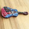 Refrigerator Magnet Guitar Flamengo Barcelona Spain 3D Resin Handmade Tourist Souvenir view 3