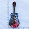 Refrigerator Magnet Guitar Flamengo Barcelona Spain 3D Resin Handmade Tourist Souvenir view 4
