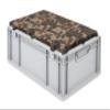 aidB Eurobox NextGen Seat Box, Camouflage, Closed Handles, 64-22 view 1