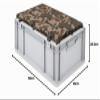 aidB Eurobox NextGen Seat Box, Camouflage, Closed Handles, 64-22 view 2
