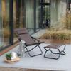 LAFUMA MOBILIER TRANSABED Padded Multi-Position Sun Lounger, AirComfort Fabric, Brown Taupe view 4