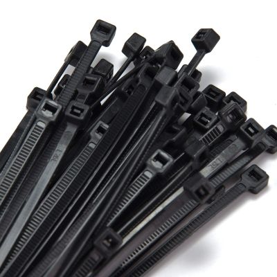 50 Nylon Cable Ties, 7.6 x 500 mm, Black PROTECTOX