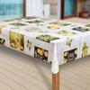 Vinyl Tablecloth, Lemon Tree Pattern, Yellow, 80 x 120 cm view 1