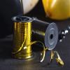 Gold Plastic Ribbon, 5 mm x 225 m view 3