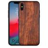 Boogice Rosewood Wood Case for iPhone X/XS, Slim Shock-Resistant Hybrid Case view 1