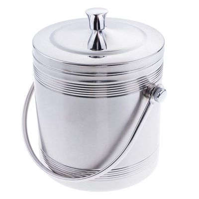 Backbayia Beer Keg and Wine Ice Bucket with Lid, 205 x 150 mm