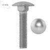 Ds Items Carriage Bolts M5 x 45 mm, DIN 603, A2 Stainless Steel, 100-Pack view 2