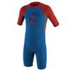 O'Neill Wetsuits Kids' Reactor Wetsuit, Slate/Sky/Ocean, 2 view 4