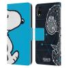 Head Case Designs Official Peanuts Snoopy Geometric "Half Times and Laughter" Leather Wallet Case for Apple iPhone XR view 1
