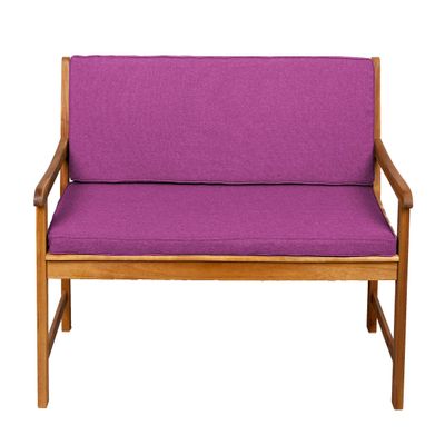 Gutekissen Bench Cushion for Patio, Lawn Bench or Garden Swing FK5 (150x40x50, Pink)