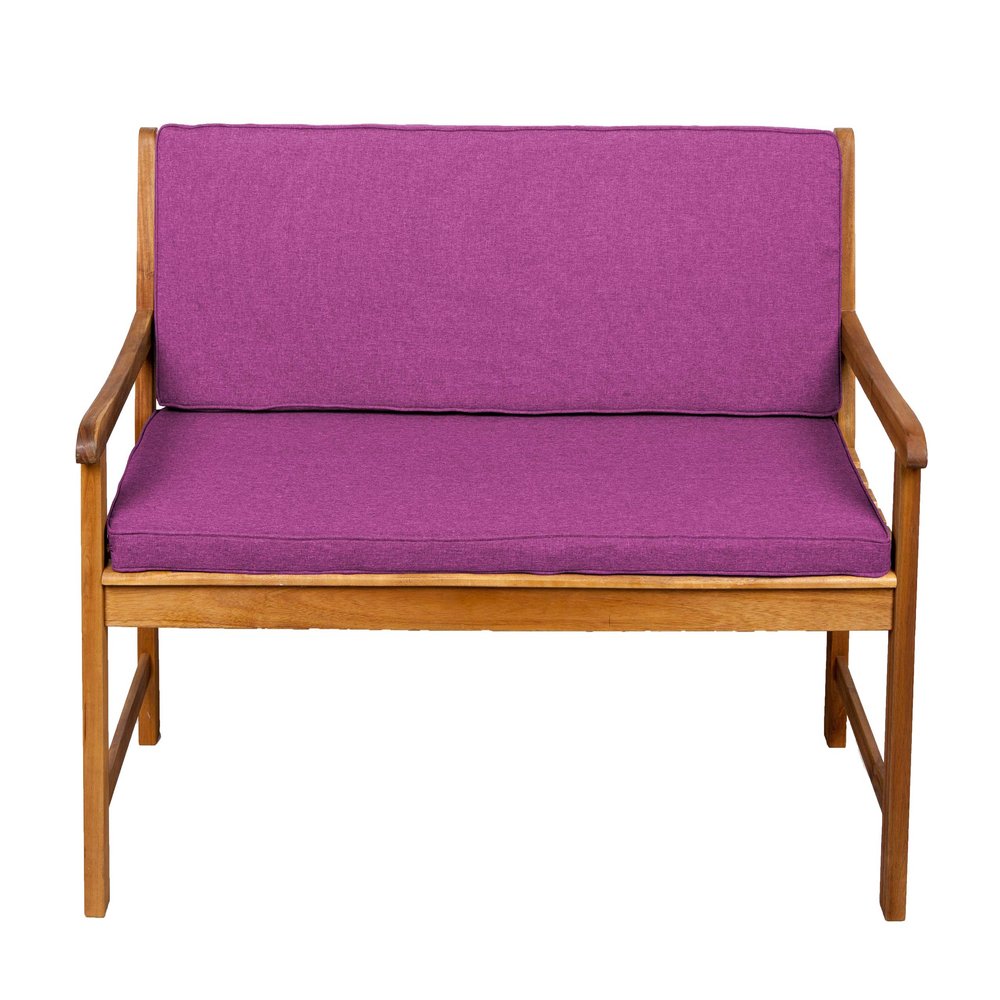 Gutekissen Bench Cushion for Patio, Lawn Bench or Garden Swing FK5 (150x40x50, Pink)