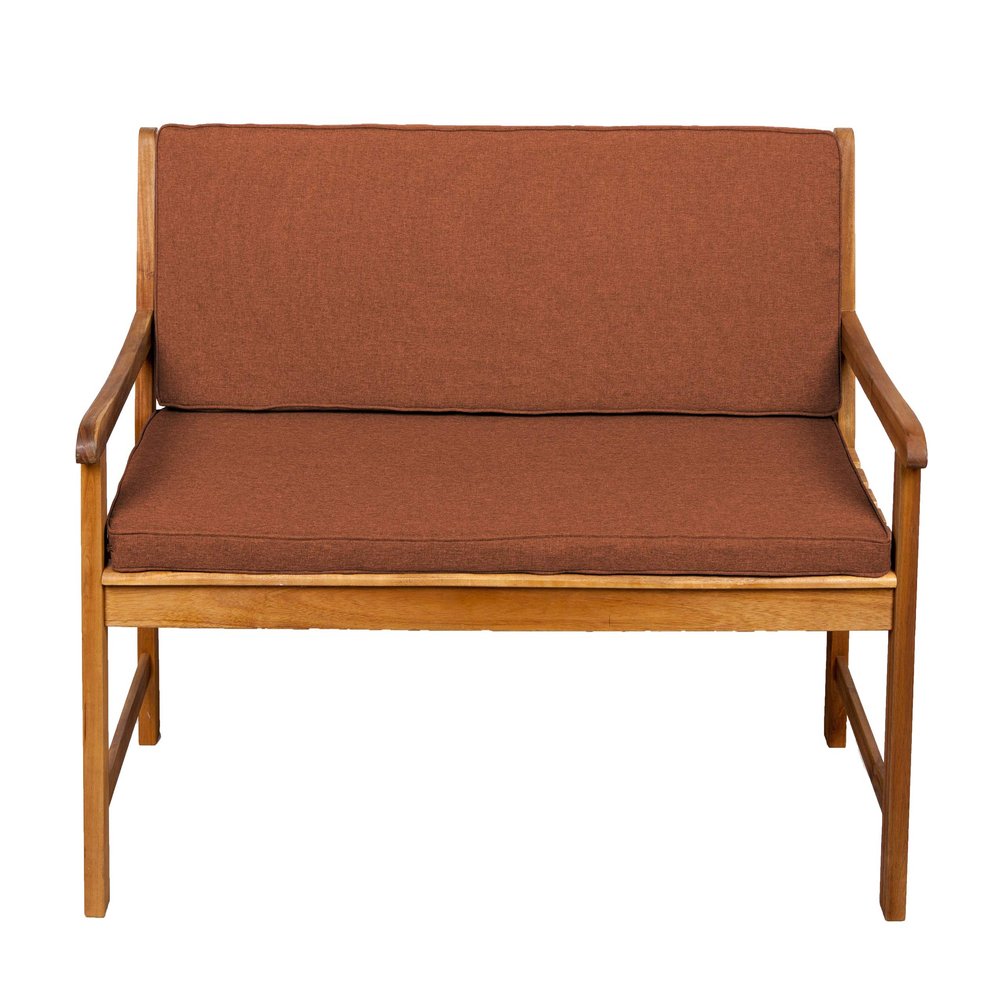 Gutekissen Bench Cushion for Patio, Lawn Bench, or Swing, FK5 Garden Furniture (170x60x50, Orange)