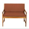 Gutekissen Bench Cushion for Patio, Lawn Bench, or Swing, FK5 Garden Furniture (170x60x50, Orange) view 1