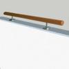 TIBU Beech Wood Stair Handrail, 30–500 cm, with Straight Stainless Steel Brackets view 4
