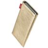 fitBAG Groove Gold Phone Pouch for Samsung Galaxy J6 Plus (2018), Genuine Foil Leather with Microfiber Lining view 2