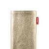 fitBAG Groove Gold Phone Pouch for Samsung Galaxy J6 Plus (2018), Genuine Foil Leather with Microfiber Lining view 4