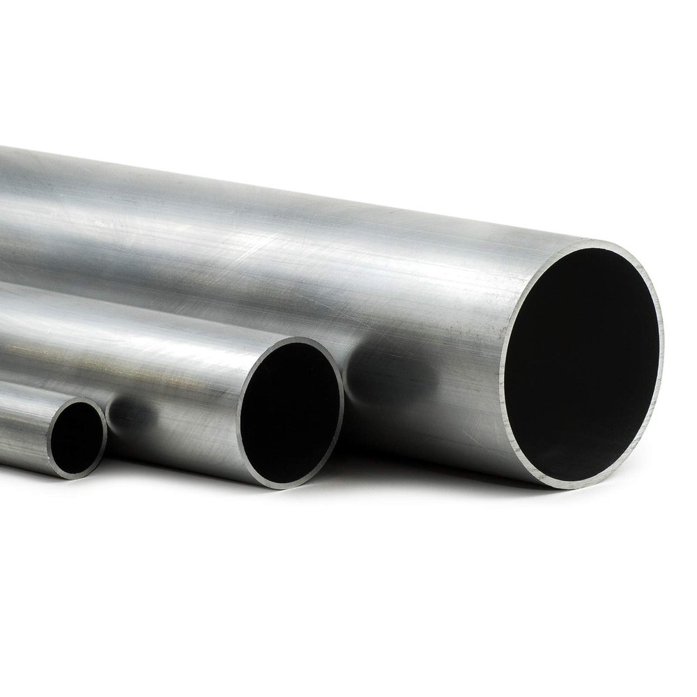 Aluminum Round Tube AlMgSi0.5, 80 x 4 mm, 150 mm Cut Length
