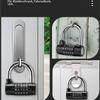 5-Letter Combination Padlock, Waterproof and Rust-Resistant view 4