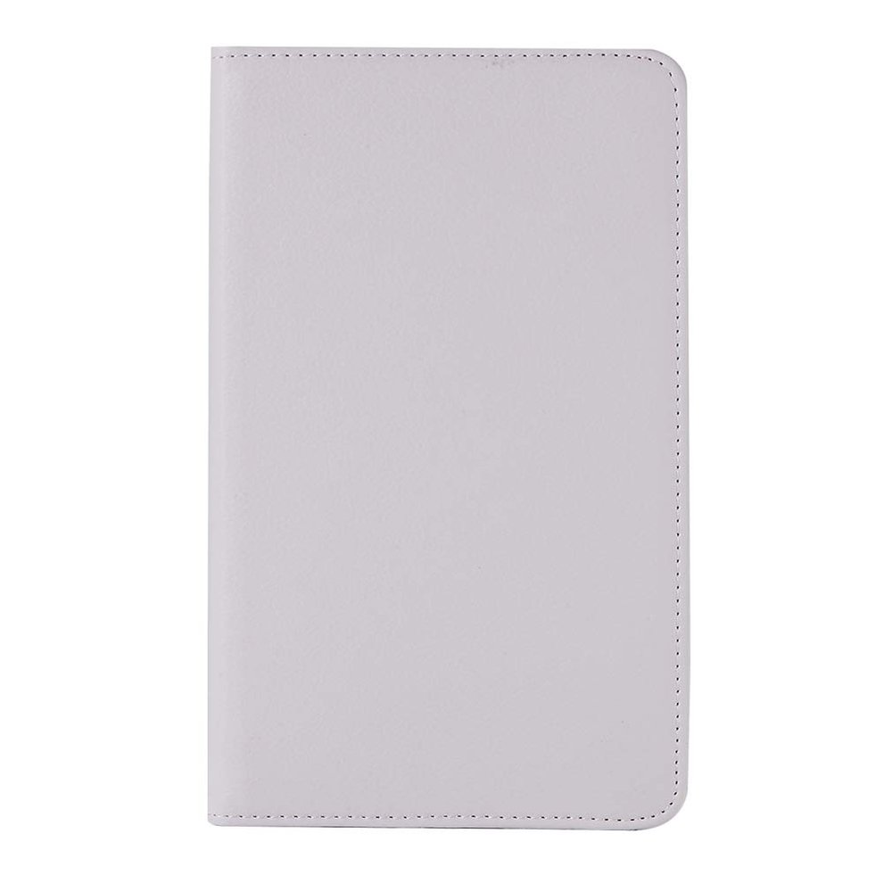 LMFULM Case for Huawei MediaPad M5 10.8-inch, PU Leather, Ultra-Thin, 360° Rotating Stand Cover, White