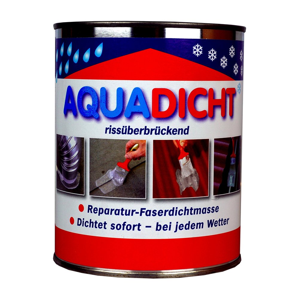 Latzel Dmmstoffe Aqua Dicht Repair Fiber Sealant, 5 kg Pail, Clear