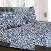 Sweet Home Collection 1800 Thread Count Sheet Set, Egyptian-Quality Brushed Microfiber, 4-Piece, Deep Pockets, Twin Oasis view 1