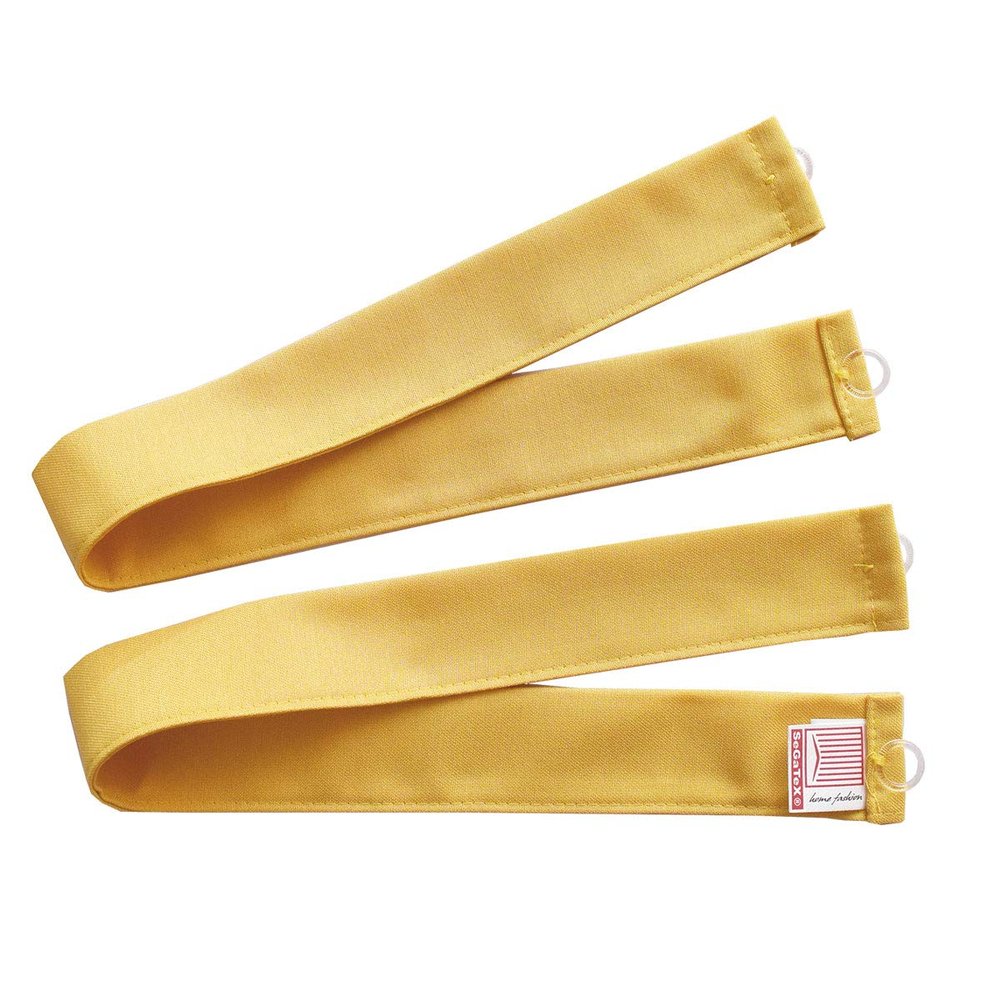 1 Pair Classic Hetty Curtain Tiebacks, Yellow