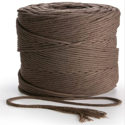 MB Cordas 3 mm x 140 m Cotton Macramé Cord, 1 Strand