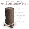 MB Cordas 3 mm x 140 m Cotton Macramé Cord, 1 Strand view 2
