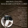 MB Cordas 3 mm x 140 m Cotton Macramé Cord, 1 Strand view 3