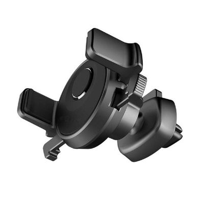DFV mobile Rotating Car Air Vent Mount with Automatic Clip for BQ Aquaris U Lite - Black